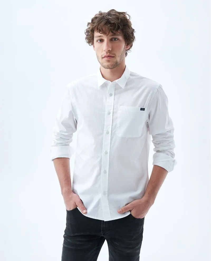 Camisa cuello clásico para hombre