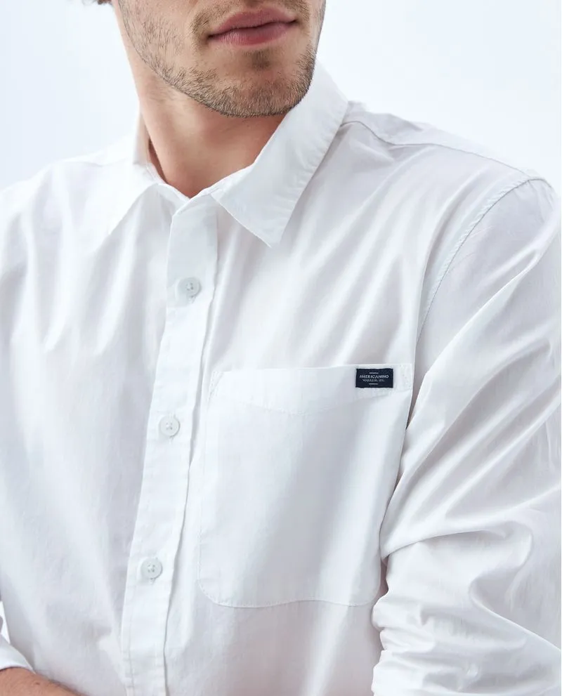 Camisa cuello clásico para hombre