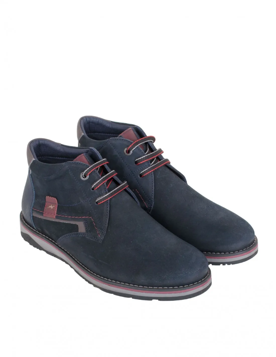 FLUCHOS Botines Cordones Casual Marino