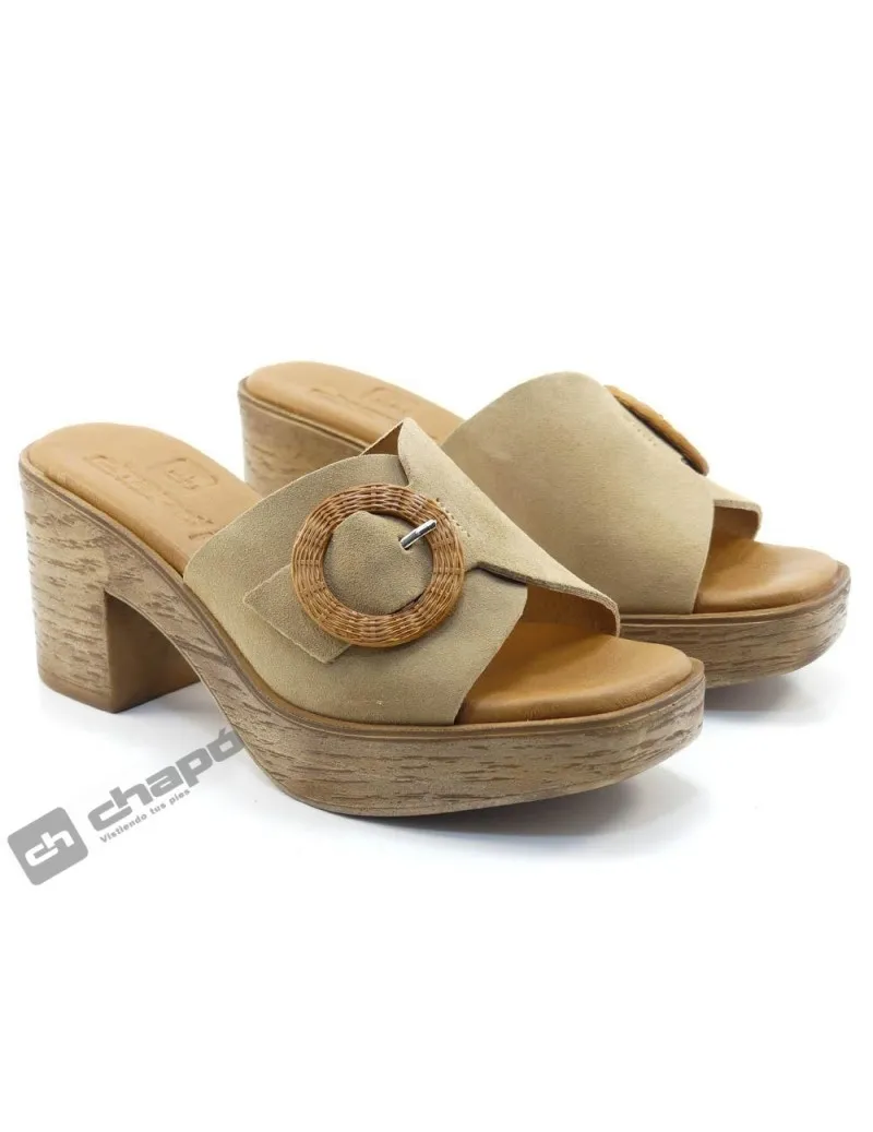 Sandalia Camel Paula PÉrez 948